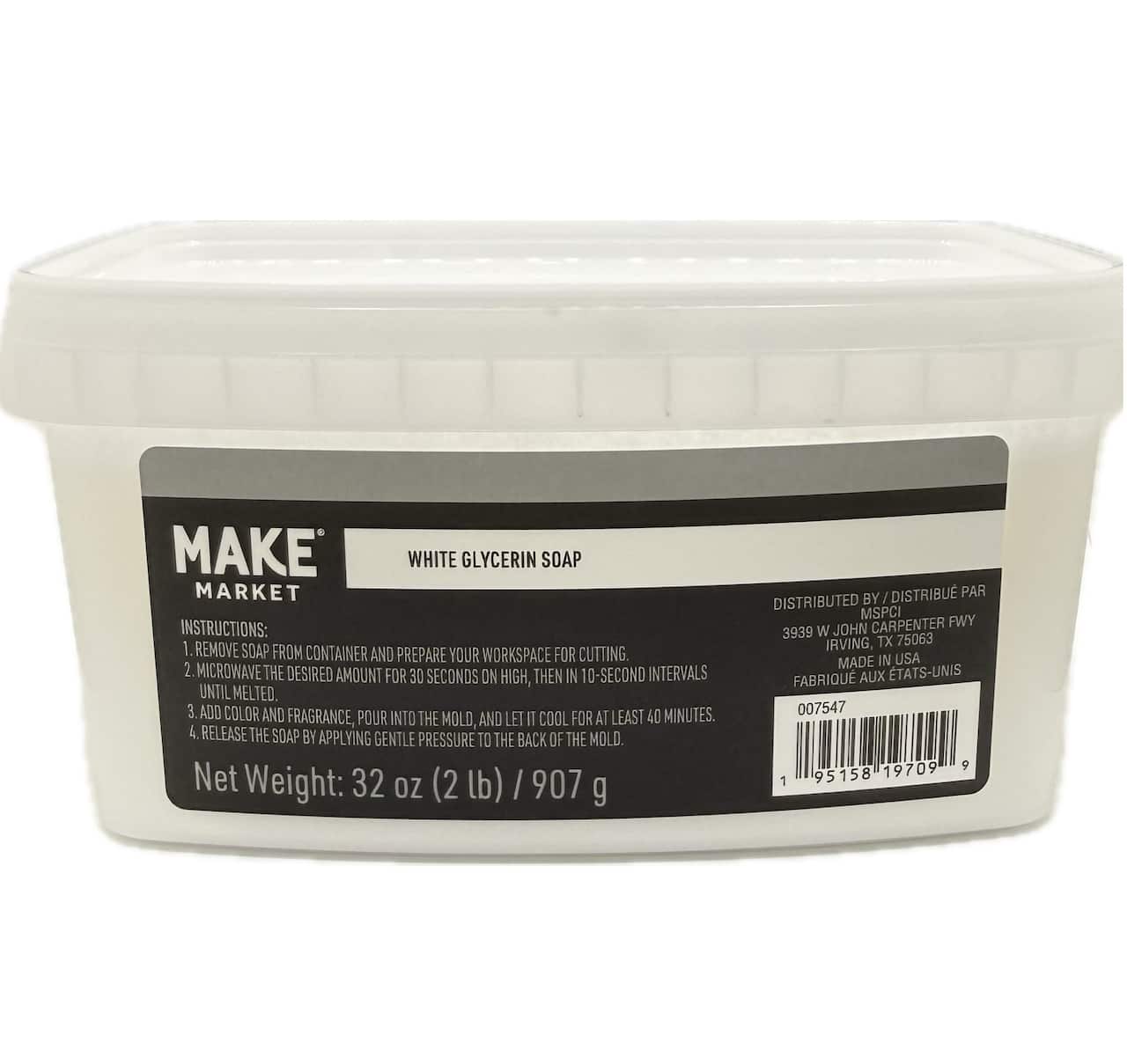 12 Pack: 2lb. White Glycerin Soap Base by Make Market®